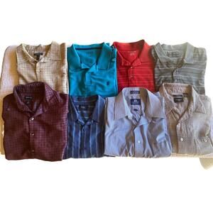 Men's Van Heusen, Haggar, Stafford, Izod and PGA Golf SS Reseller Lot XL